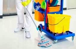 Paula Limpieza persona limpiando piso